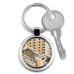 Apartments Architecture Building Key Chains (round) 