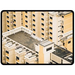 Apartments Architecture Building Fleece Blanket (large) 