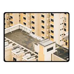 Apartments Architecture Building Fleece Blanket (small)