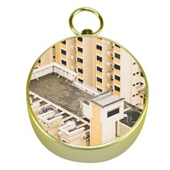 Apartments Architecture Building Gold Compasses