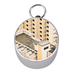 Apartments Architecture Building Mini Silver Compasses by Amaryn4rt