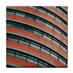 Architecture Building Glass Pattern Face Towel