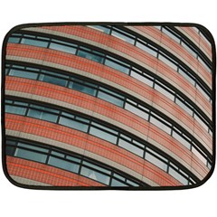 Architecture Building Glass Pattern Fleece Blanket (Mini)