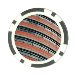 Architecture Building Glass Pattern Poker Chip Card Guard (10 pack)