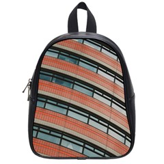 Architecture Building Glass Pattern School Bags (small)  by Amaryn4rt