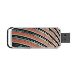 Architecture Building Glass Pattern Portable Usb Flash (one Side) by Amaryn4rt