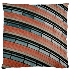 Architecture Building Glass Pattern Standard Flano Cushion Case (One Side)