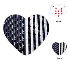 Architecture Building Pattern Playing Cards (heart) 