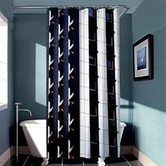 Architecture Building Pattern Shower Curtain 36  X 72  (stall)  by Amaryn4rt