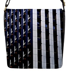 Architecture Building Pattern Flap Messenger Bag (s)