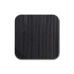 Background Lines Design Texture Rubber Square Coaster (4 Pack) 