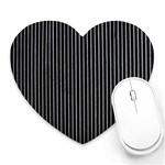 Background Lines Design Texture Heart Mousepads Front