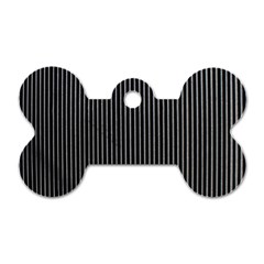 Background Lines Design Texture Dog Tag Bone (one Side)