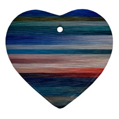 Background Horizontal Lines Ornament (Heart)