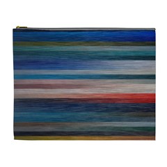 Background Horizontal Lines Cosmetic Bag (XL)