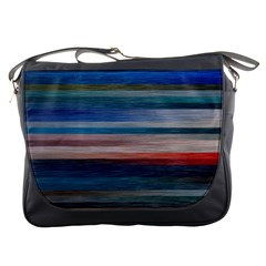 Background Horizontal Lines Messenger Bags