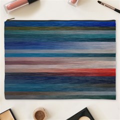 Background Horizontal Lines Cosmetic Bag (XXXL) 