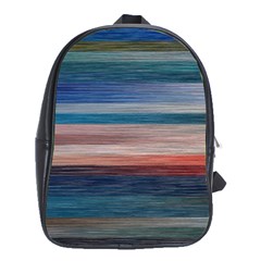 Background Horizontal Lines School Bags (XL) 