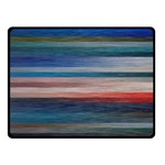 Background Horizontal Lines Double Sided Fleece Blanket (Small)  45 x34  Blanket Front