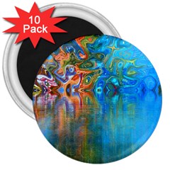 Background Texture Structure 3  Magnets (10 Pack)  by Amaryn4rt