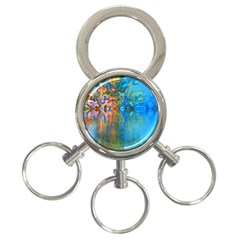 Background Texture Structure 3-ring Key Chains