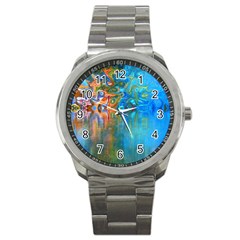 Background Texture Structure Sport Metal Watch