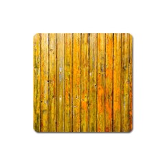 Background Wood Lath Board Fence Square Magnet