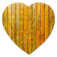 Background Wood Lath Board Fence Jigsaw Puzzle (heart)