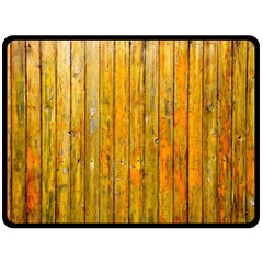 Background Wood Lath Board Fence Fleece Blanket (large) 