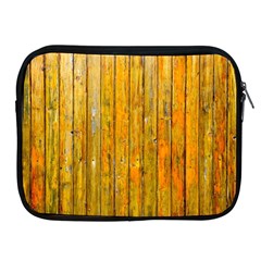 Background Wood Lath Board Fence Apple Ipad 2/3/4 Zipper Cases