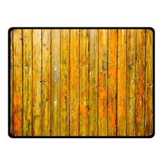 Background Wood Lath Board Fence Double Sided Fleece Blanket (small) 