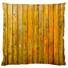 Background Wood Lath Board Fence Large Flano Cushion Case (one Side) by Amaryn4rt