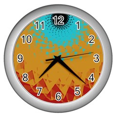 Bluesunfractal Wall Clocks (silver) 