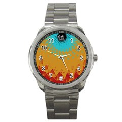 Bluesunfractal Sport Metal Watch