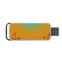 Bluesunfractal Portable Usb Flash (two Sides)