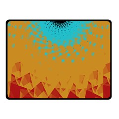 Bluesunfractal Double Sided Fleece Blanket (small) 