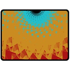 Bluesunfractal Double Sided Fleece Blanket (large) 