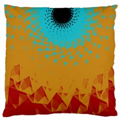 Bluesunfractal Large Flano Cushion Case (two Sides)