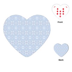 Winter Is Coming Playing Cards (heart)  by designsbyamerianna