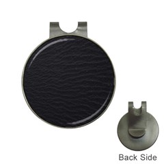 Black Pattern Sand Surface Texture Hat Clips With Golf Markers