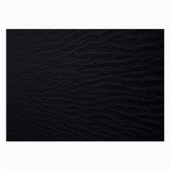 Black Pattern Sand Surface Texture Large Glasses Cloth by Amaryn4rt