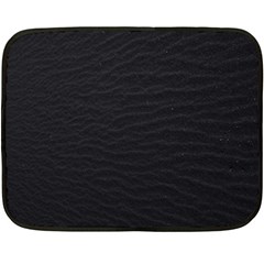 Black Pattern Sand Surface Texture Double Sided Fleece Blanket (mini)  by Amaryn4rt