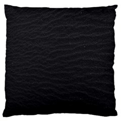 Black Pattern Sand Surface Texture Large Cushion Case (two Sides)