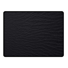 Black Pattern Sand Surface Texture Double Sided Fleece Blanket (small)  by Amaryn4rt