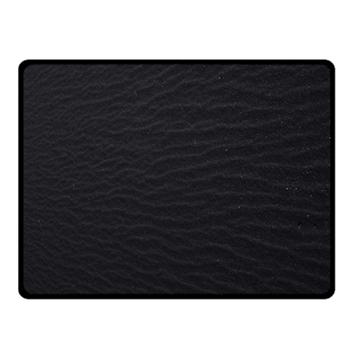 Black Pattern Sand Surface Texture Double Sided Fleece Blanket (Small) 