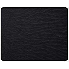 Black Pattern Sand Surface Texture Double Sided Fleece Blanket (medium) 