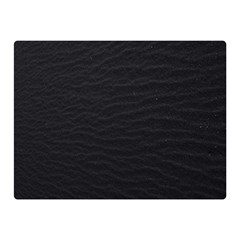 Black Pattern Sand Surface Texture Double Sided Flano Blanket (mini) 