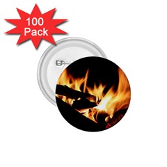 Bonfire Wood Night Hot Flame Heat 1 75  Buttons (100 Pack)  by Amaryn4rt