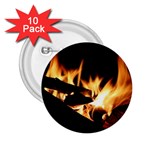 Bonfire Wood Night Hot Flame Heat 2.25  Buttons (10 pack)  Front