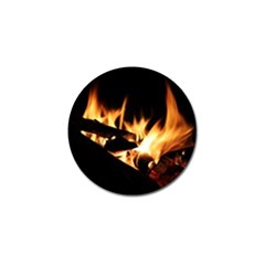 Bonfire Wood Night Hot Flame Heat Golf Ball Marker (4 Pack) by Amaryn4rt